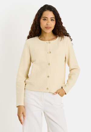 Grain de Malice, VESTE MATELASSÉE EN MAILLE - Chaqueta de punto - beige
