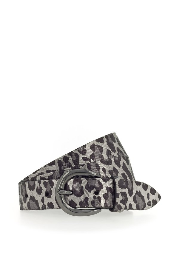 ESSENTIAL CLASSICS - Belt - silbermetallic schwarz2