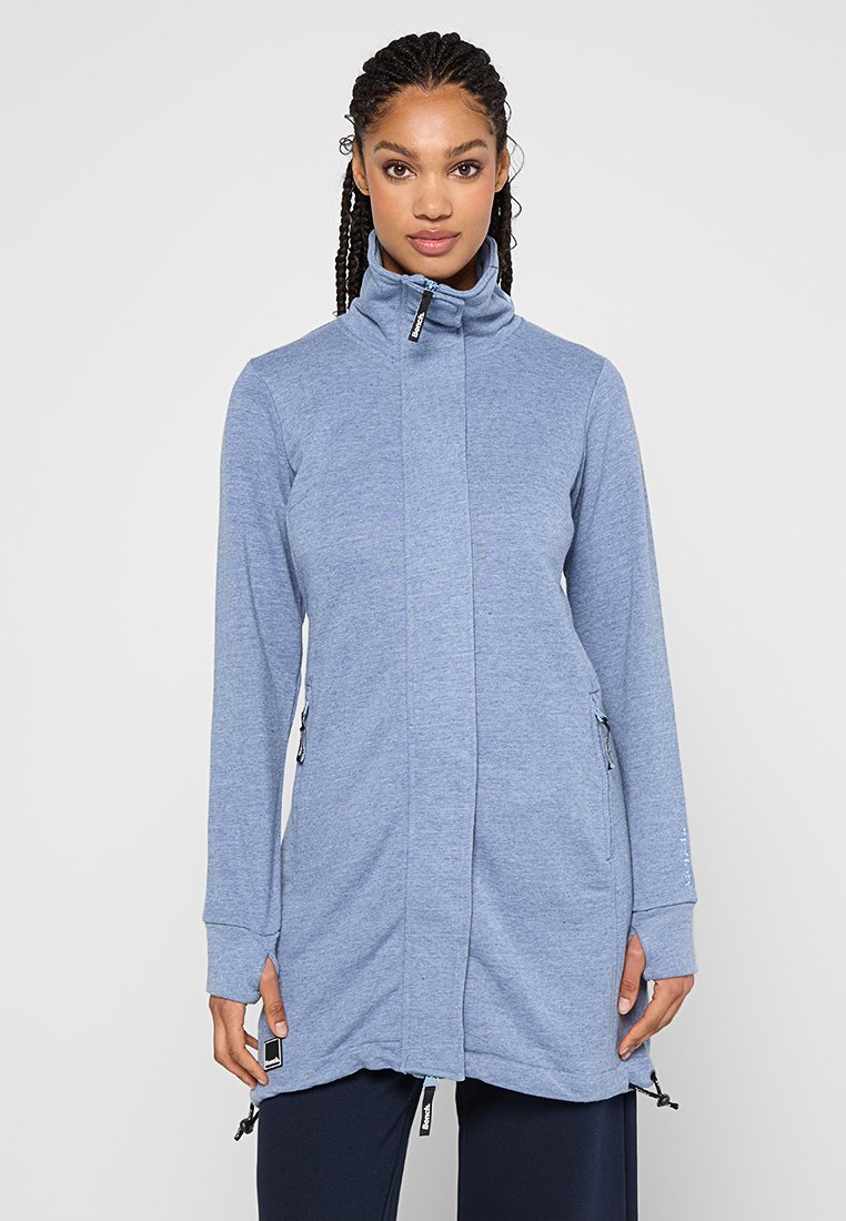 Bench Sweater met rits blauwgrijs Bench Sweater met rits blauwgrijs
