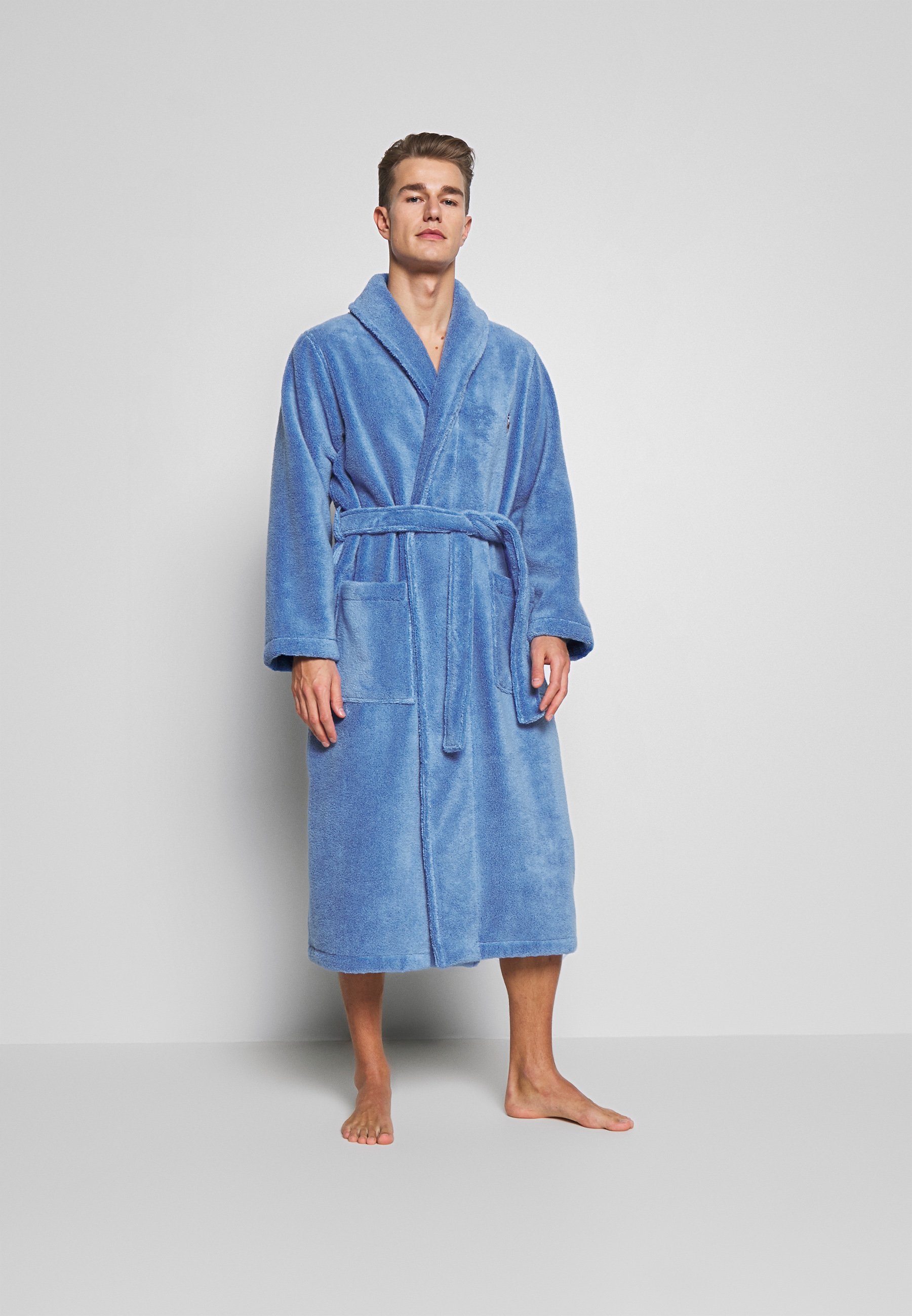 blue polo robe
