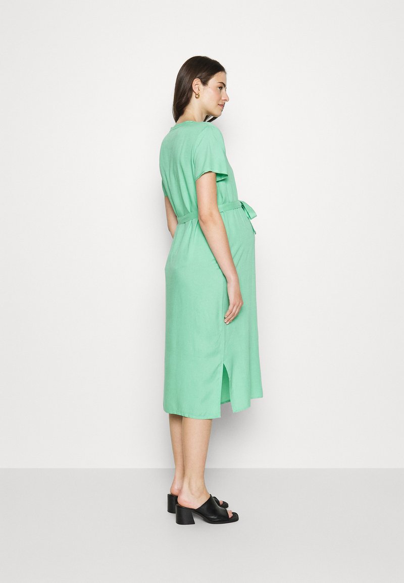 MAMALICIOUS MLMISTY MIDI DRESS - Jersey dress - neptune green/light green -  Zalando.ie