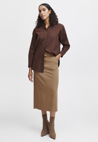 b.young - BYDANTA - Pencil skirt - toasted coconut Thumbnail Image 1