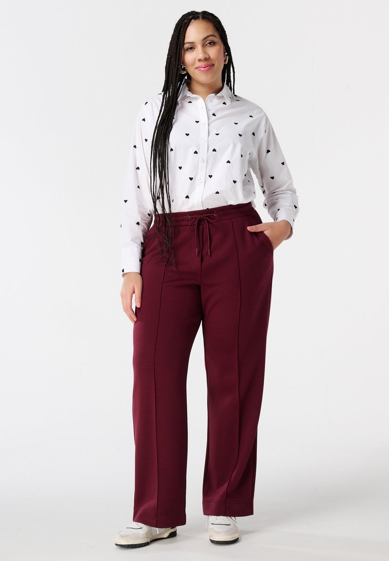 Pantalon Site Ms Mode MS Mode Pantalon De Survêtement Red/rouge Foncé