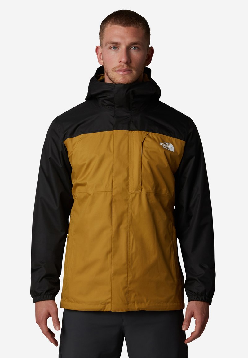 The North Face M QUEST TRICLIMATE JACKET - Giacca outdoor - amber green tnf black