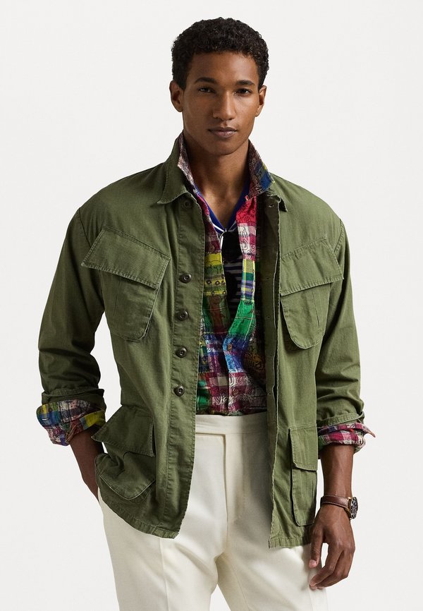 RIPSTOP UTILITY OVERSHIRT - Summer jacket - olive