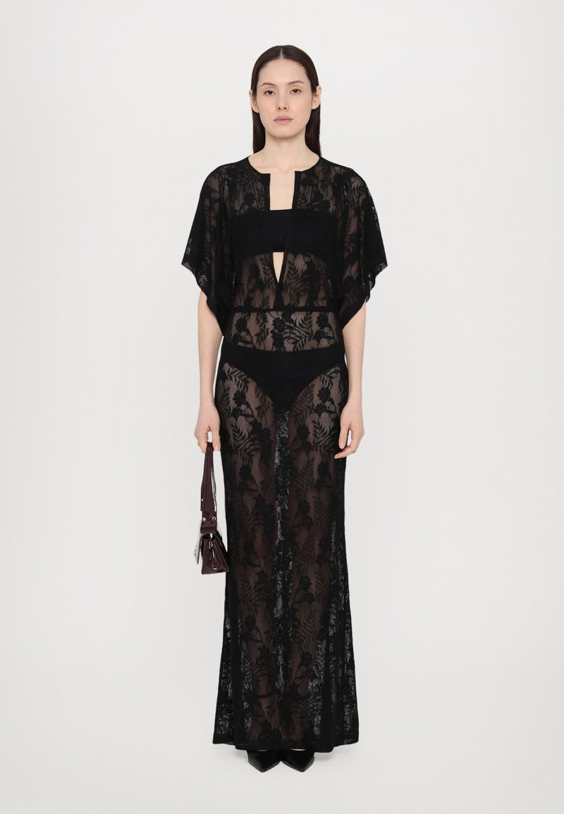 Norma Kamali OBIE GOWN - Maxi dress - black - Zalando.co.uk
