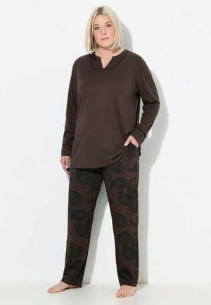 PAISLEY PRINT TWO PIECE SET - Pigiama - pine brown