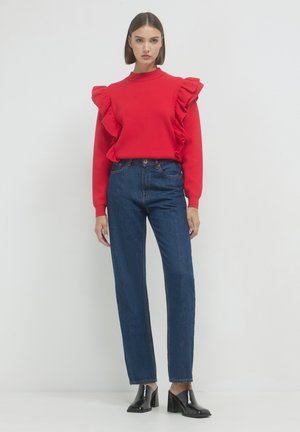 Calliope CON ROUCHES  - Jumper - rouge