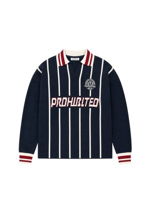 PROHIBITED, FIELD NUMBERS KNIT TRIKOT UNISEX - T-shirt à manches longues - navy