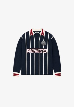 PROHIBITED, FIELD NUMBERS KNIT TRIKOT UNISEX - T-shirt à manches longues - navy