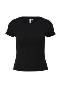 QS CROPPED - T-paita - schwarz