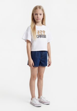 MOSCHINO SET - Τζιν σορτς - dark ocean blue