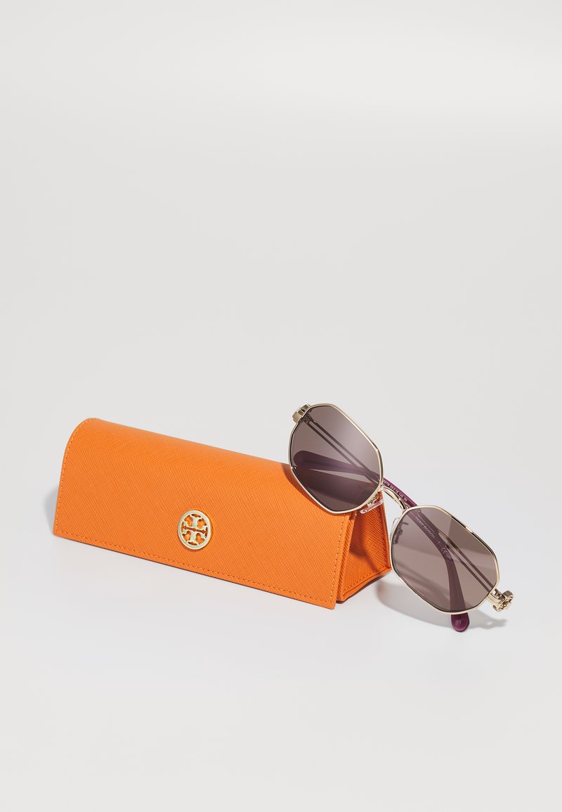 Tory Burch Rose Gold Sunglasses with Orange Case Tory Burch | Accessories | Tory Burch Rose Gold Aviator  main image 2
