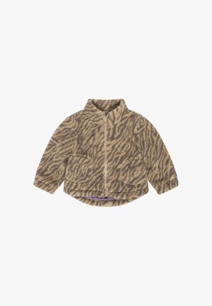 Daily7, JACKE TEDDY LEOPARD - Fleecejas - ginger root