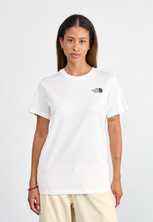 The North Face HALF DOME PHOTO - Print T-shirt - white/black