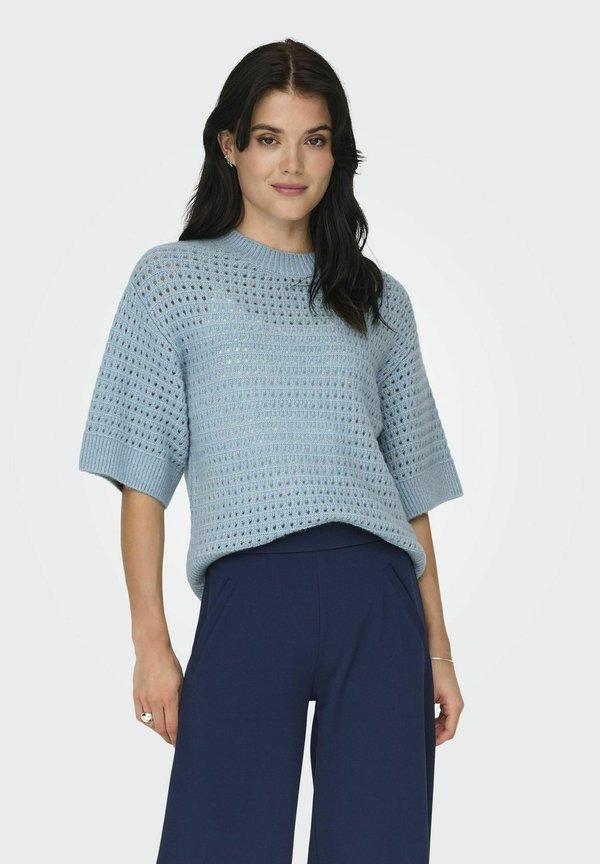 RUNDHALS ELBÜNDCHEN TIEF ANGESETZTE SCHULTER - Strickpullover