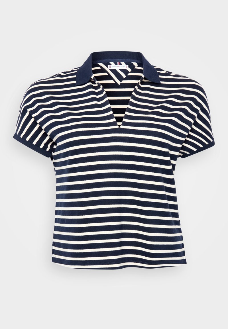 Tommy Hilfiger Curve Poloshirt donkerblauw Tommy Hilfiger Curve Poloshirt donkerblauw