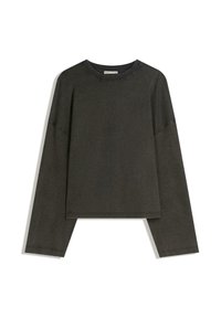 Långärmad tröja - mottled dark grey
