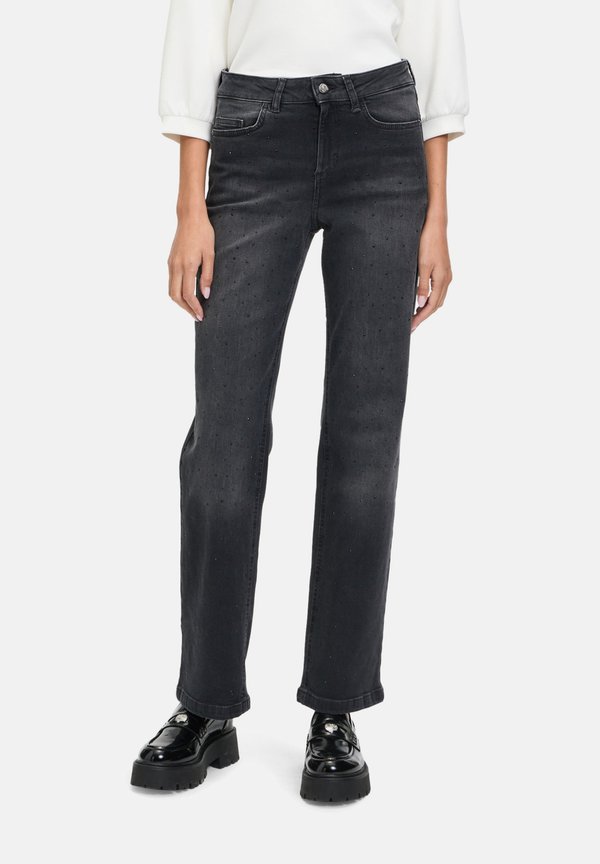STRETCH MIT STRASS - Jeans Straight Leg