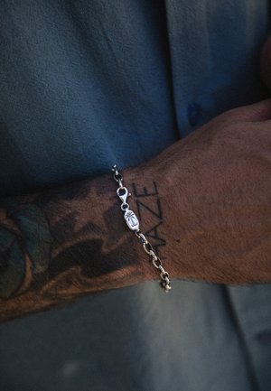 HAZE & GLORY PALM BASIC - Armbånd - silver coloured