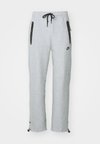TECH - Pantaloni sportivi - dark grey heather/black