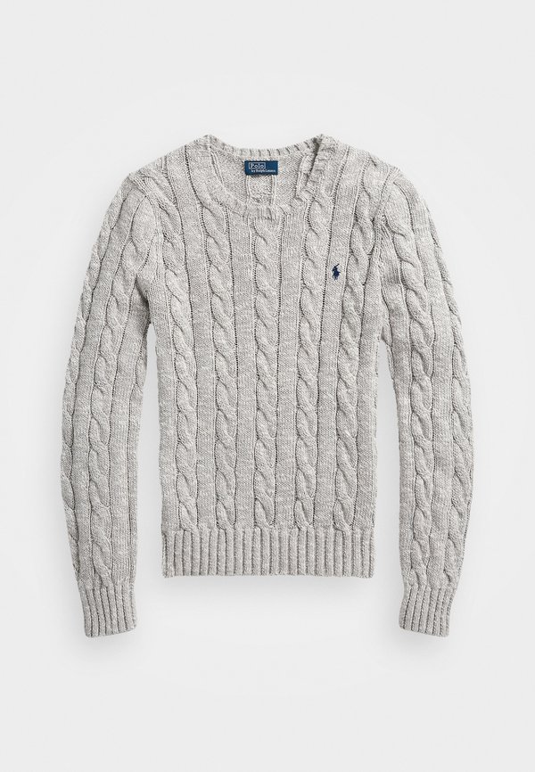 CABLE-RAGG-KNIT COTTON CREWNECK SWEATER - Jumper2