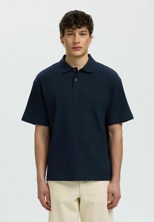 Selected Bluză polo - sky captain