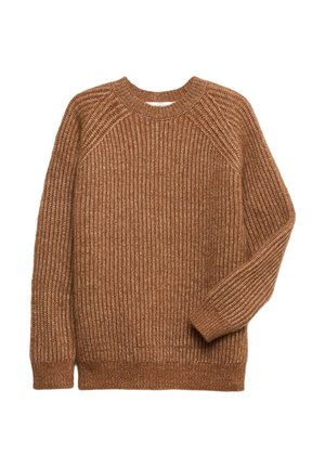 Striktrøje - brown
