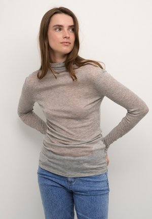 DOLLYKB TURTLENECK - Vesta - opal gray melange