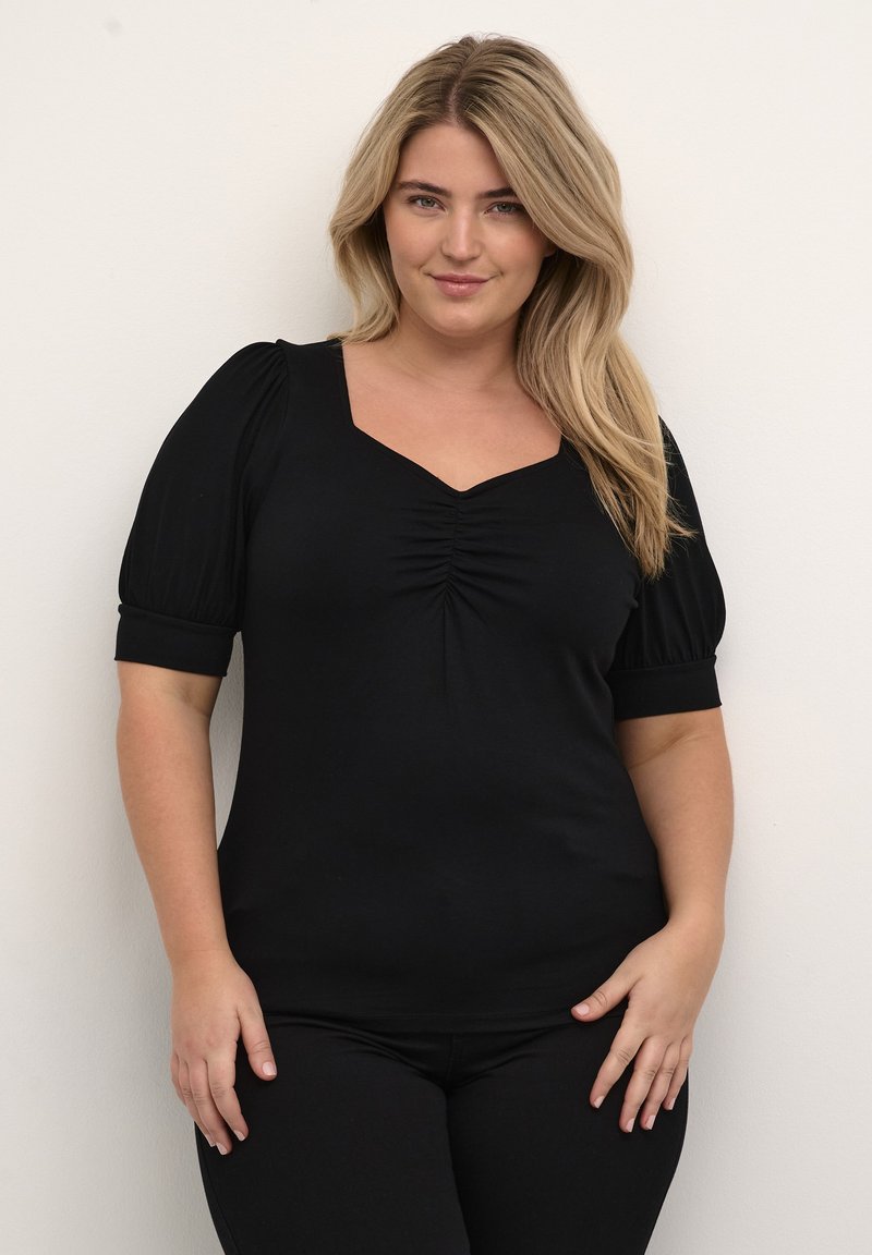 Kaffe Curve - SISSY  - Bluse - black deep, Vergrößern