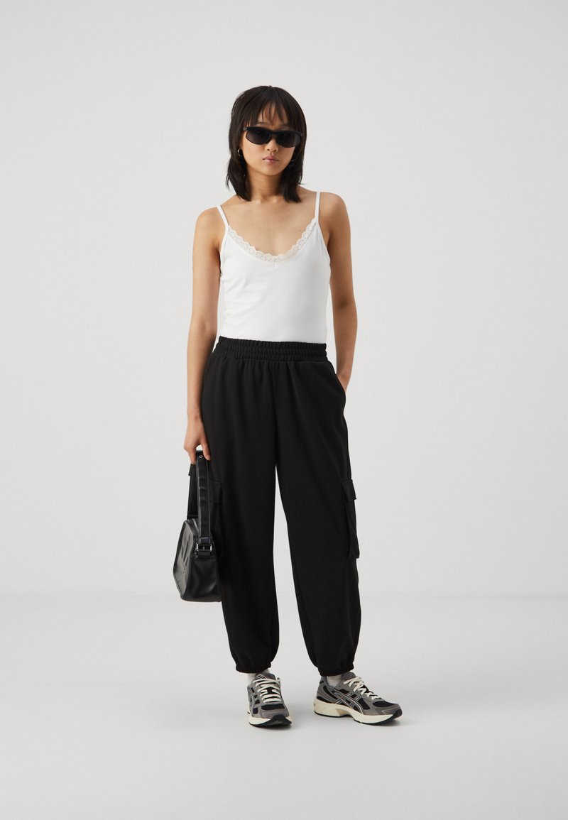 Even&Odd Petite 2 PACK - Top - white/black