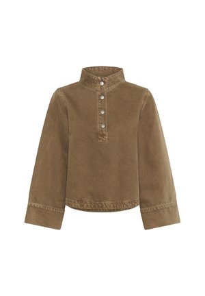 My Essential Wardrobe ABBY BOXY - Blůza - tobacco brown washed