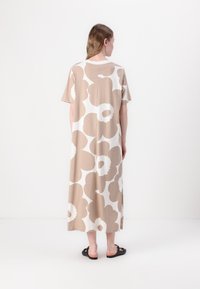Marimekko PAHLO UNIKKO DRESS - Dzsörzéruha - beige