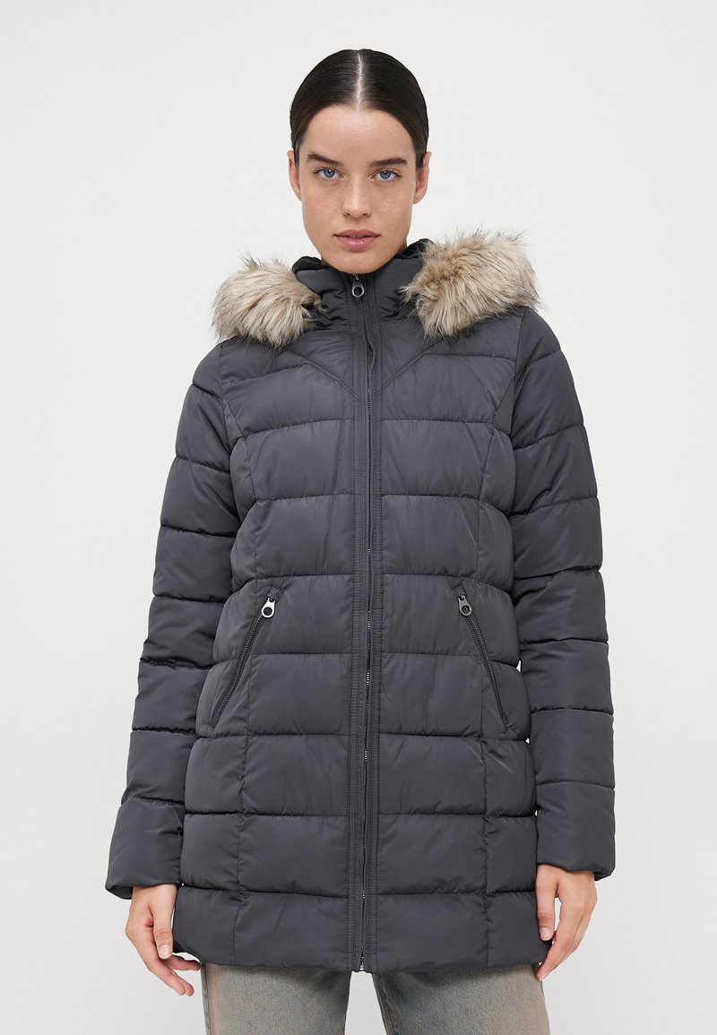Vero Moda Tall VMLIV  - Vinterfrakke - asphalt