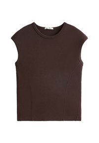 SOFT TOUCH SHORT-SLEEVED RIB - T-paita - dark purple