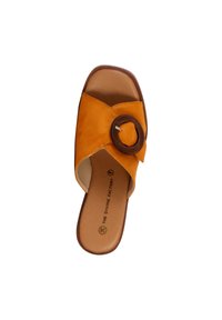 Divine Factory MULES À TALONS  - Muiltjes met hak - orange