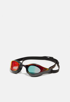 Speedo FASTSKIN PURE FOCUS GOGGLE MIRROR UNISEX - Lunettes de natation - black/red