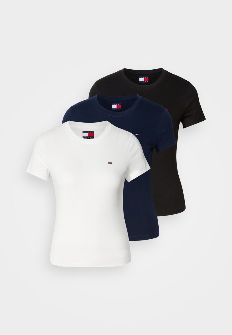 Tommy Jeans T-shirt basic zwart