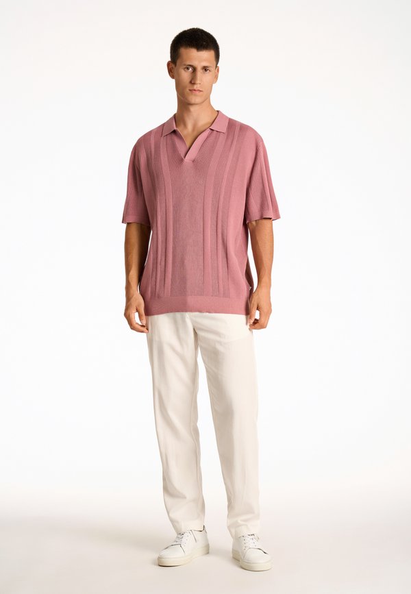 Polo shirt - dusty rose2