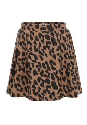 LEOPARD - A-lijn rok - beige