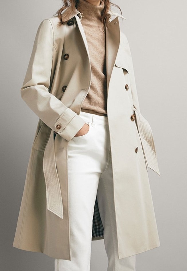 Massimo Dutti Trenchcoat - beige