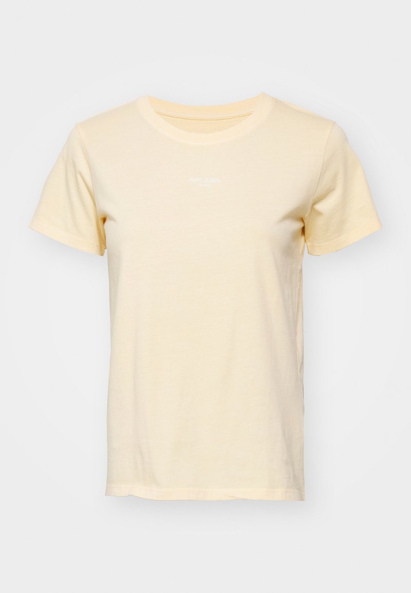 Pepe Jeans T-shirt basic lichtgeel