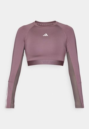 adidas Performance Long sleeved top - shadow fig/white