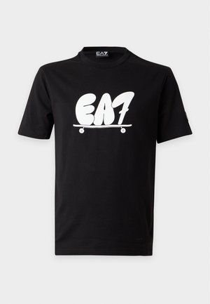 EA7 Emporio Armani, TRAIN URBAN SKATE TEE GRAPHIC - T-Shirt print - black