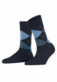 FALKE - SENSITIVE ARGYLE - Chaussettes - midnight Image miniature 1