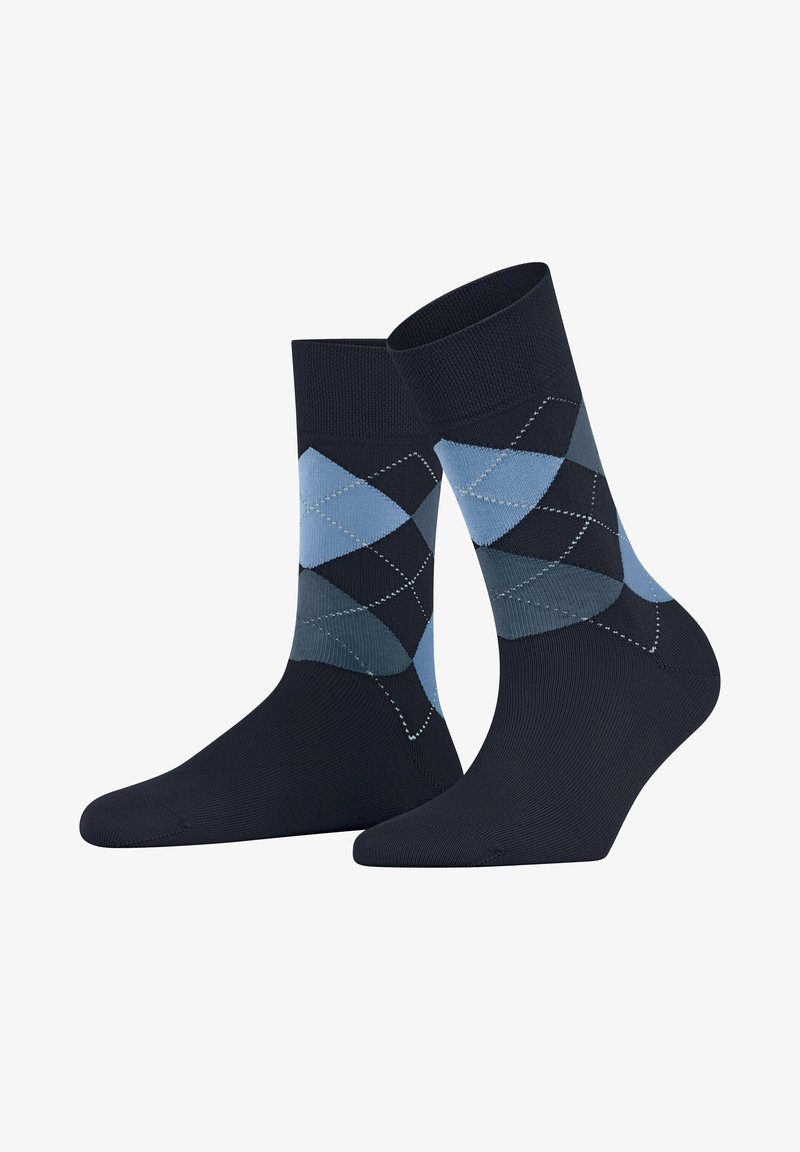 FALKE SENSITIVE ARGYLE - Socks - midnight
