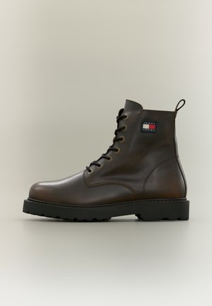 Tommy Jeans, ARCHIVE 01 - Bottines à lacets - black/warm khaki