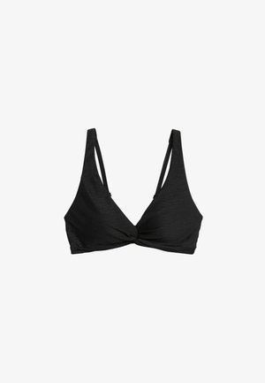 Kappahl, BIKINI TOP WITH TWISTED DETAIL - Bikinitop - black