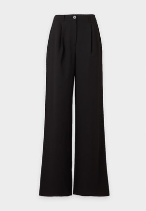 Vero Moda Tall, VMDALLAS WIDE BUTTON PANT - Pantalon classique - black