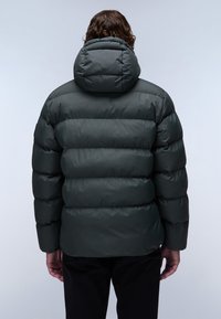 Napapijri RAINFOREST OP WI PUF - Felpa con cappuccio - green urban